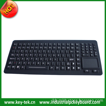 IP65 Dynamic Rated 120 Keys Ruggedized Keyboard with Sealed Touchpad